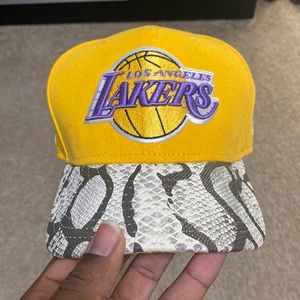 Snakeskin Lakers StrapBack